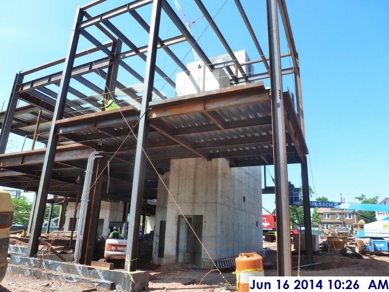 Finished installing metal decking at partial Derrick -3 (2nd Floor) Facing West (800x600)